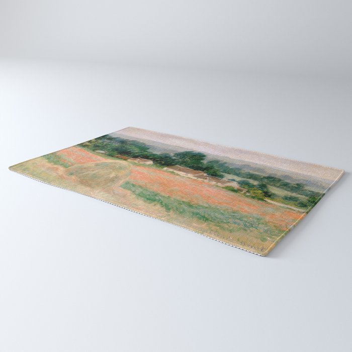 Haystack at Giverny by Claude Monet Rug Gallery Image 3