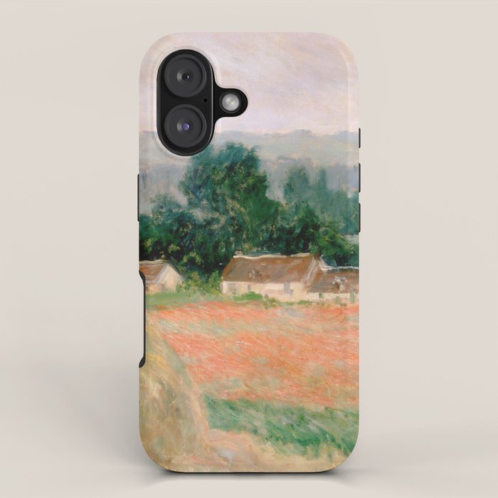 Haystack at Giverny by Claude Monet iPhone Case Gallery Image 1