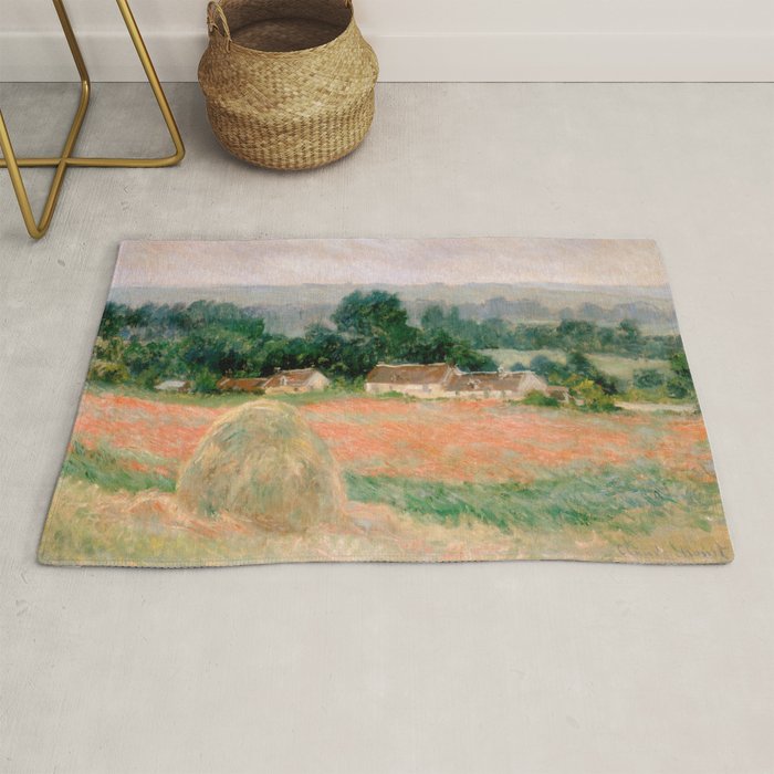 Haystack at Giverny by Claude Monet Rug Gallery Image 1