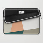 Abstract Geometric 27 Green Laptop Sleeve Gallery Image 2