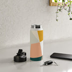 Abstract Geometric 27 Green Water Bottle Gallery Image 4