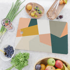 Abstract Geometric 27 Green Cutting Board Gallery Image 2