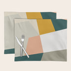 Abstract Geometric 27 Green Placemat Gallery Image 1
