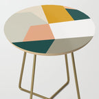 Abstract Geometric 27 Green Side Table Gallery Image 2