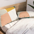 Abstract Geometric 27 Green Pillow Sham Gallery Image 2