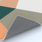 Abstract Geometric 27 Green Rug Gallery Image 4