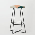 Abstract Geometric 27 Green Stool Gallery Image 1