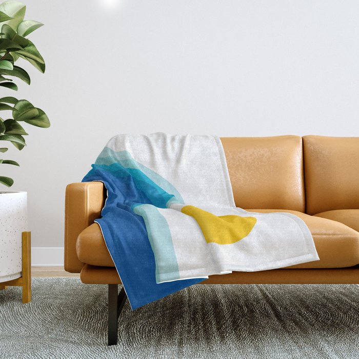 Ocean Horizon Throw Blanket Gallery Image 1