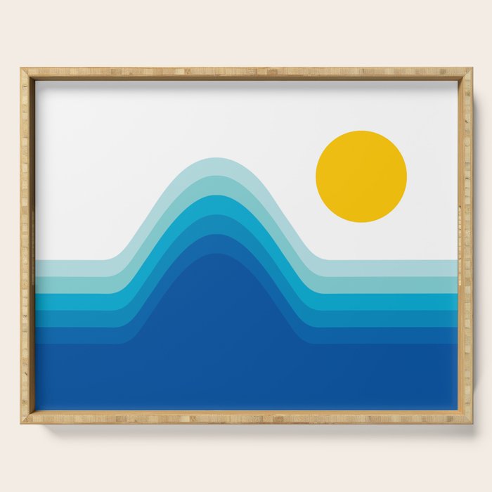 Ocean Horizon Serving Tray Gallery Image 1