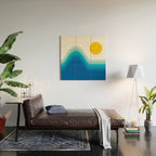 Ocean Horizon Wood Wall Art Gallery Image 2
