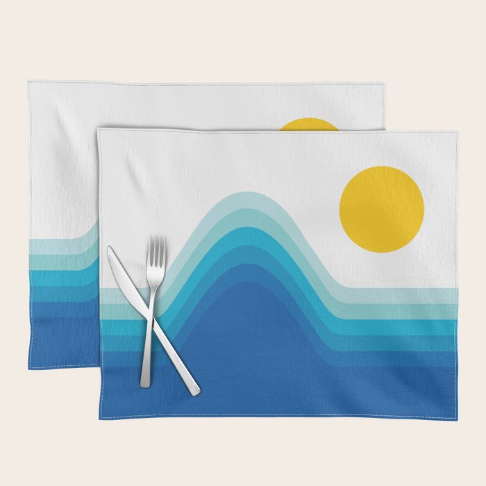 Ocean Horizon Placemat Gallery Image 1