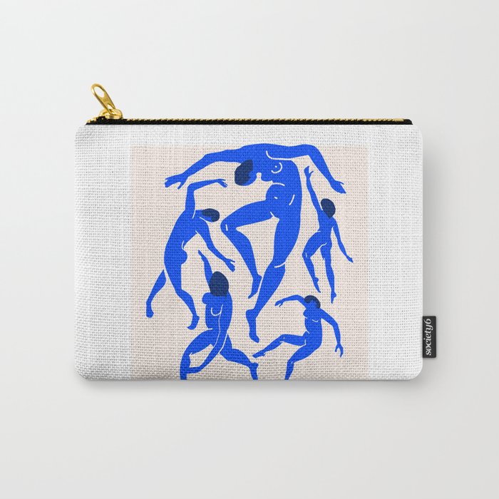 The Dance 3 | Henri Matisse - La Danse | Ultramarine Blue Edition Carry All Pouch Gallery Image 1