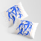 The Dance 3 | Henri Matisse - La Danse | Ultramarine Blue Edition Pillow Sham Gallery Image 3