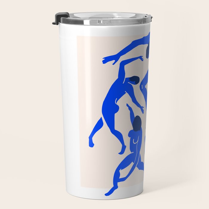 The Dance 3 | Henri Matisse - La Danse | Ultramarine Blue Edition Travel Mug Gallery Image 3
