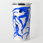 The Dance 3 | Henri Matisse - La Danse | Ultramarine Blue Edition Travel Mug Gallery Image 1