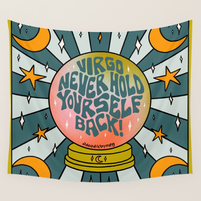 Virgo Crystal Ball Wall Tapestry Gallery Image 4