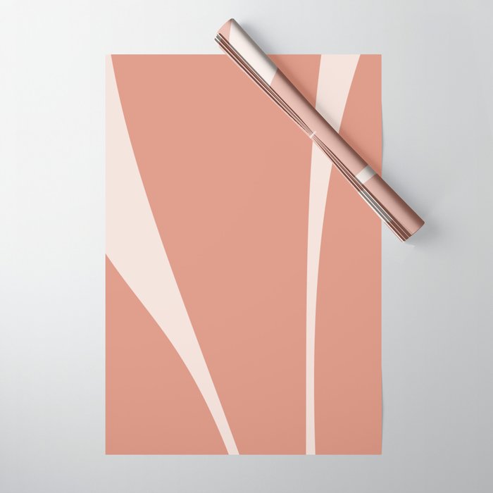 Minimalist Plant Abstract XXV Wrapping Paper Gallery Image 1