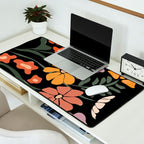 TROPICAL floral night Desk Mat Gallery Image 2