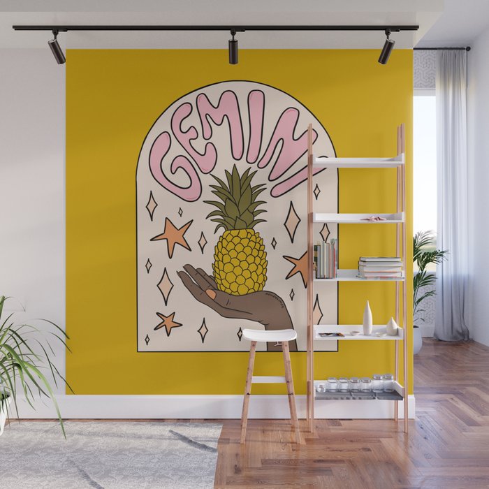 Gemini Pineapple Wall Mural Gallery Image 1