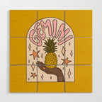Gemini Pineapple Wood Wall Art Gallery Image 1