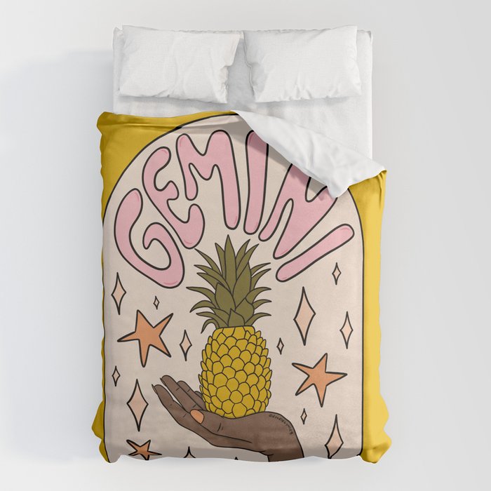 Gemini Pineapple Duvet Cover Gallery Image 6