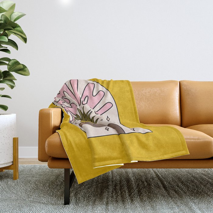 Gemini Pineapple Throw Blanket Gallery Image 1