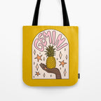 Gemini Pineapple Tote Bag Gallery Image 1