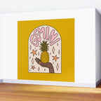 Gemini Pineapple Wall Mural Gallery Image 2