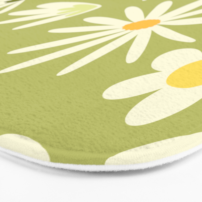 Snowdrops and Daisies  Bath Mat Gallery Image 3