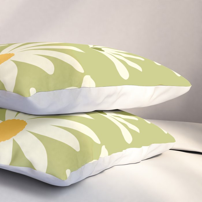 Snowdrops and Daisies  Pillow Sham Gallery Image 3