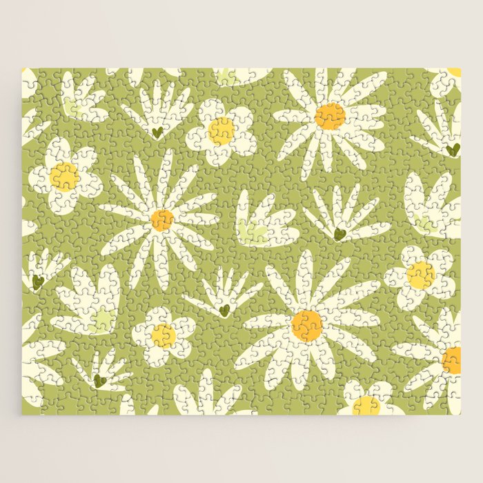 Snowdrops and Daisies  Jigsaw Puzzle Gallery Image 1
