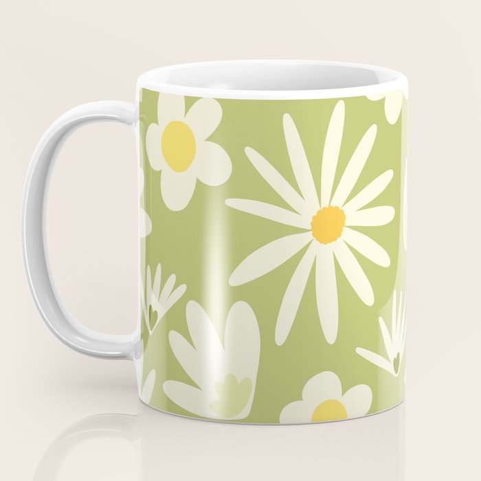 Snowdrops and Daisies  Coffee Mug Gallery Image 3
