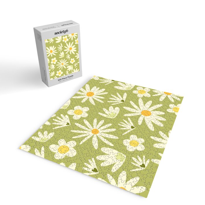Snowdrops and Daisies  Jigsaw Puzzle Gallery Image 2
