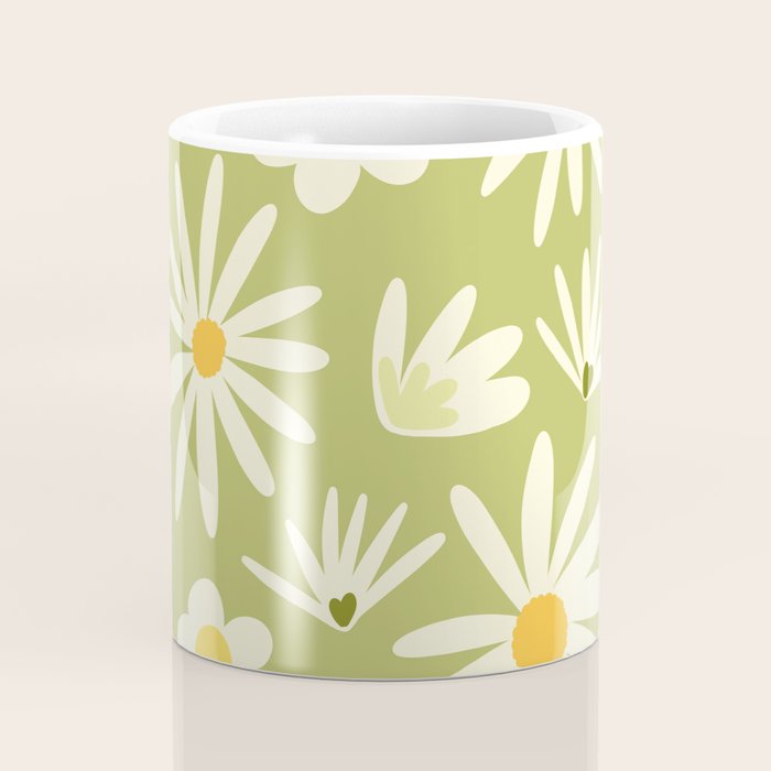 Snowdrops and Daisies  Coffee Mug Gallery Image 4