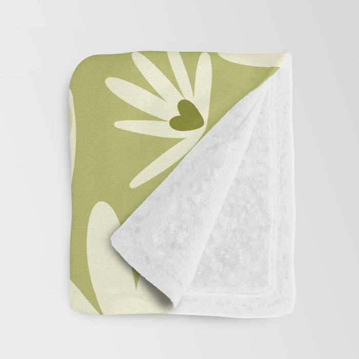 Snowdrops and Daisies  Throw Blanket Gallery Image 3