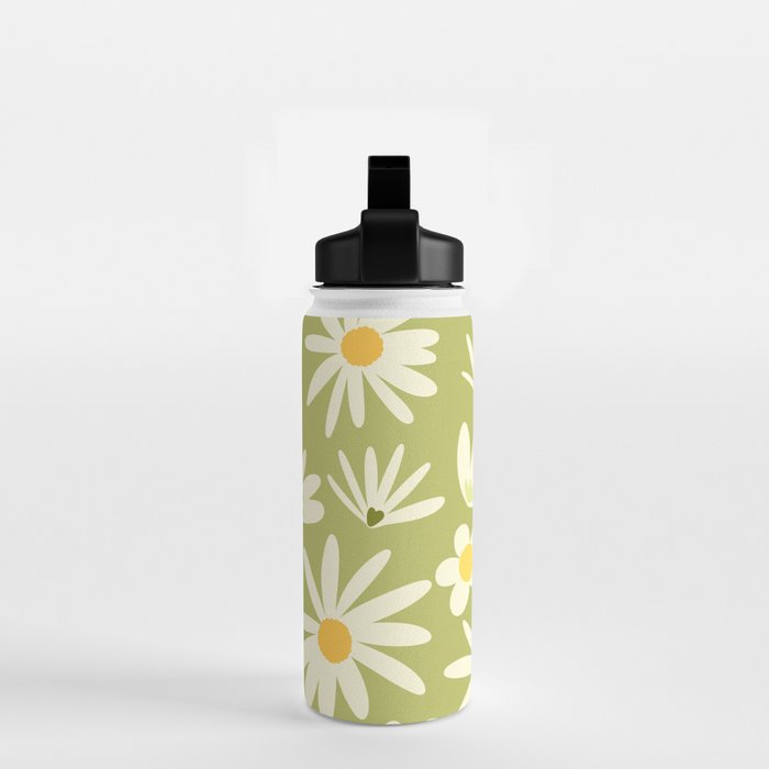 Snowdrops and Daisies  Water Bottle Gallery Image 2