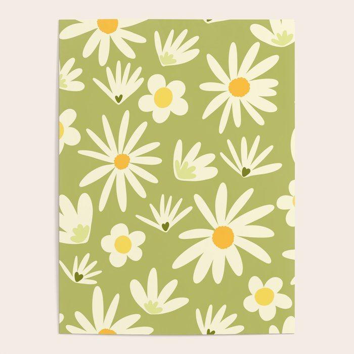 Snowdrops and Daisies  Poster Gallery Image 4
