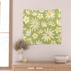 Snowdrops and Daisies  Wall Tapestry Gallery Image 2
