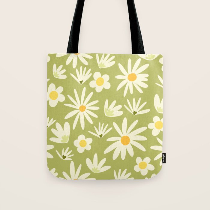 Snowdrops and Daisies  Tote Bag Gallery Image 1