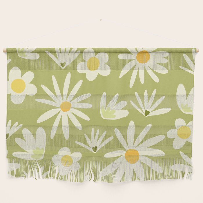 Snowdrops and Daisies  Wall Hanging Gallery Image 1