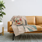 Summer Spaghetti Throw Blanket Gallery Image 1