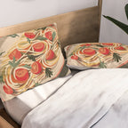 Summer Spaghetti Pillow Sham Gallery Image 2