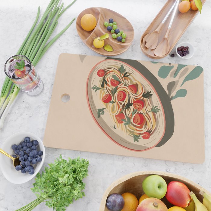 Summer Spaghetti Cutting Board Gallery Image 2