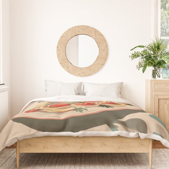 Summer Spaghetti Duvet Cover Gallery Image 3