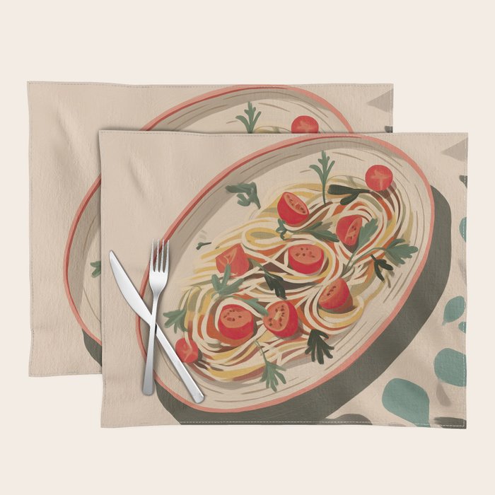 Summer Spaghetti Placemat Gallery Image 1