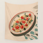 Summer Spaghetti Wall Tapestry Gallery Image 4