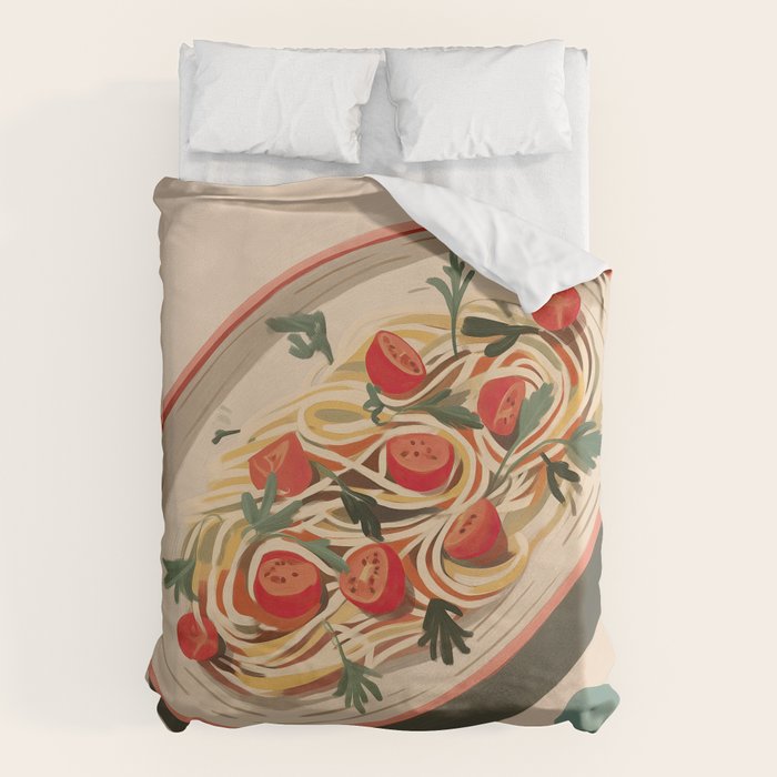 Summer Spaghetti Duvet Cover Gallery Image 6
