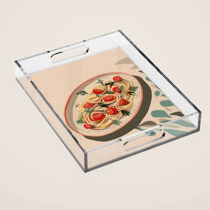 Summer Spaghetti Acrylic Tray Gallery Image 1