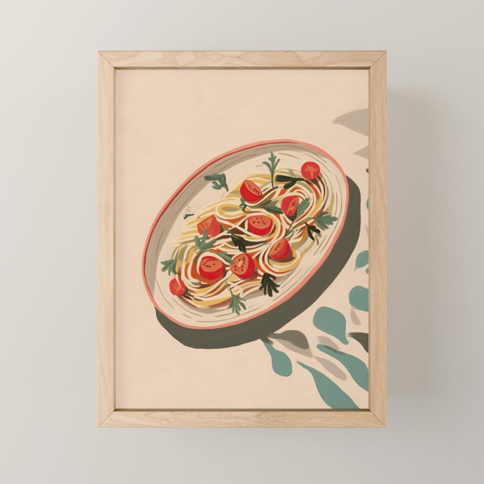 Summer Spaghetti Mini Art Print Gallery Image 1
