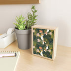 Drawing of exotic birds in the dark jungle Mini Art Print Gallery Image 2